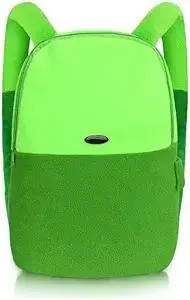 Rose's Secret Costume Backpack for Adventure Times Cosplay: Anime Merch Character Finn the Human Green Bag