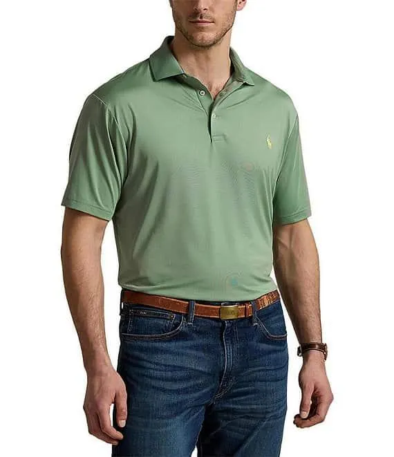 Big & Tall Performance Stretch Short-Sleeve Polo Shirt