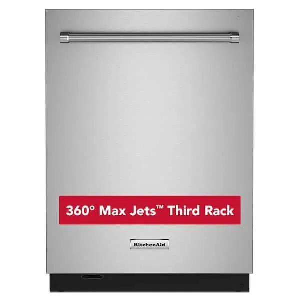 24 in. PrintShield Stainless Steel Top Control Built-In Tall Tub Dishwasher with Stainless Steel Tub, 44 dBA