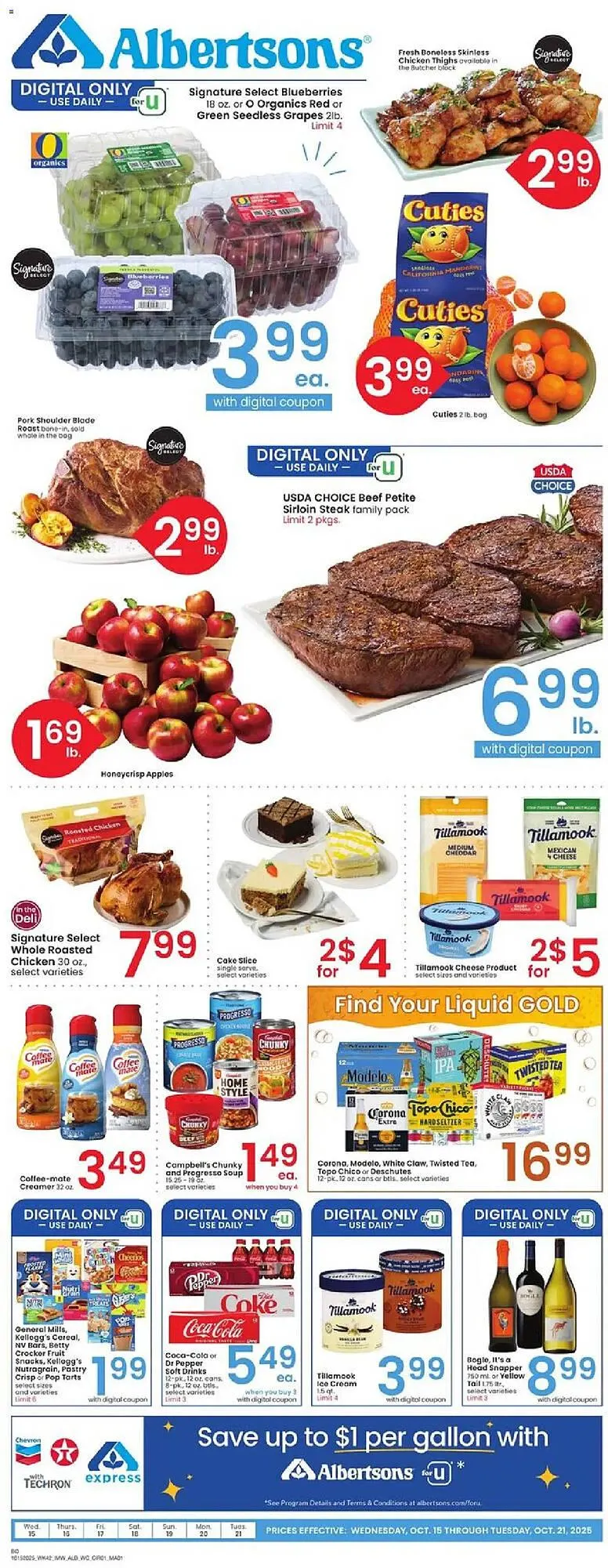 Weekly ad Albertsons weekly ad from October 15 to October 21 2025 - Page 1
