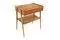 Scandinavian Teak Bedside Table from Ab Carlströms, 1960