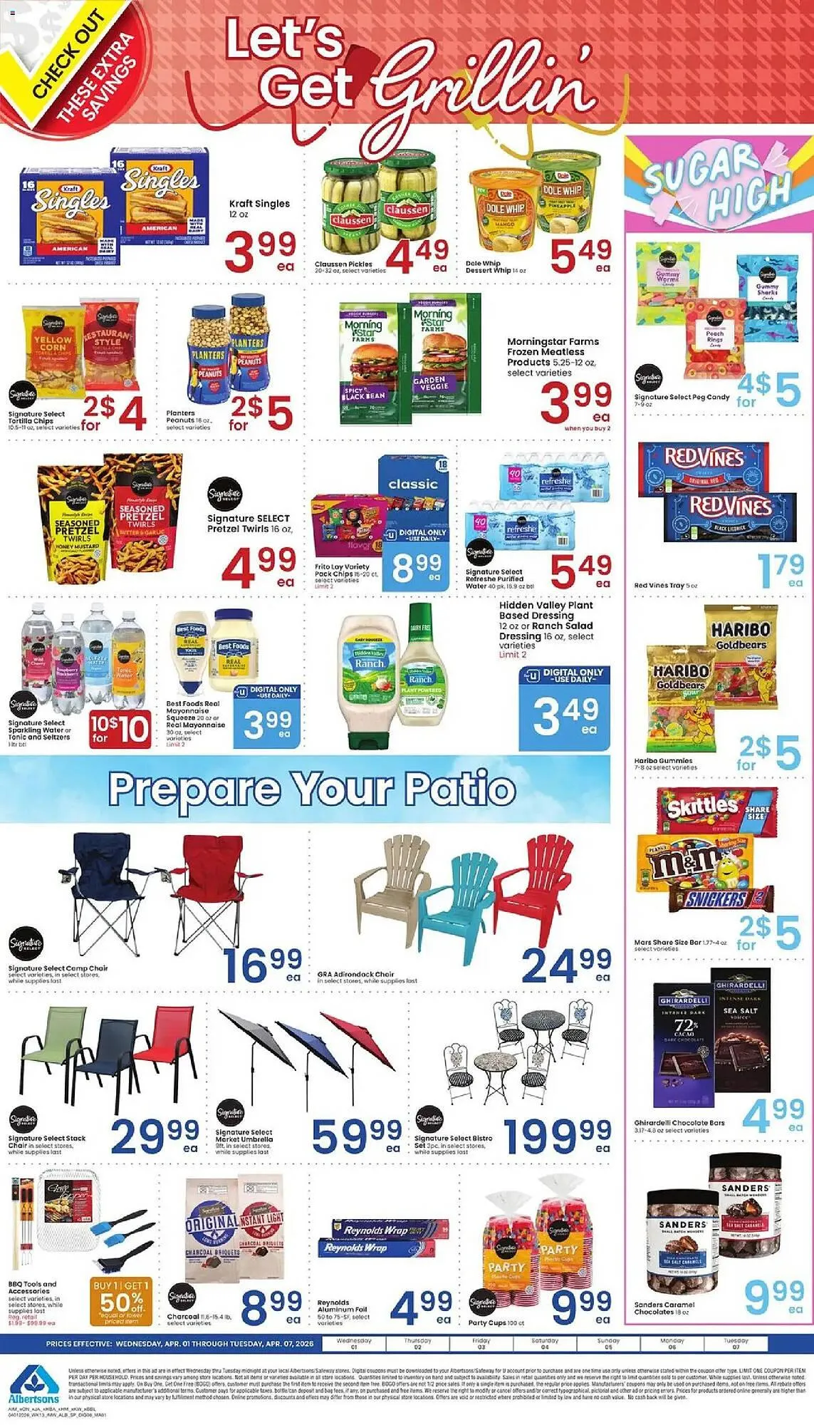 Weekly promotion Albertsons weekly ad spanning from April 1 to April 8 2026 - Page 2 for Catalogue 365