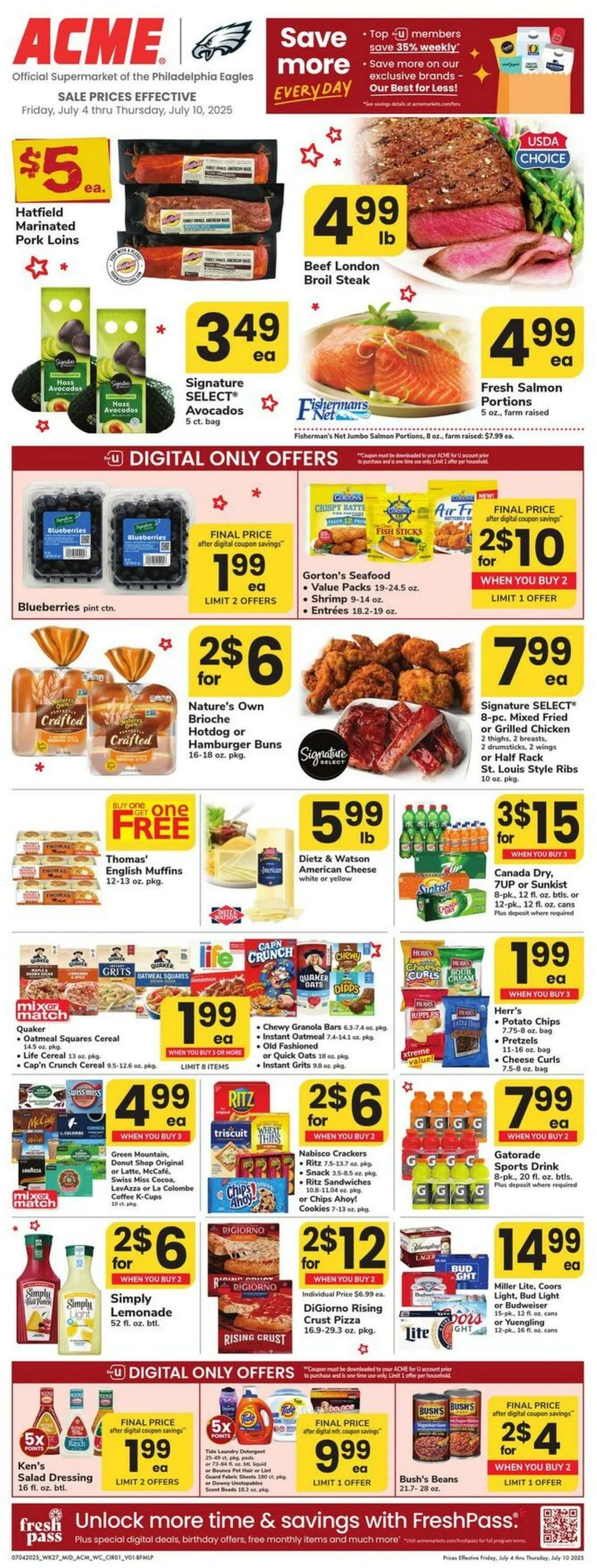 Catálogo de Acme Current weekly ad 4 de julio al 10 de julio 2025 - Página 3