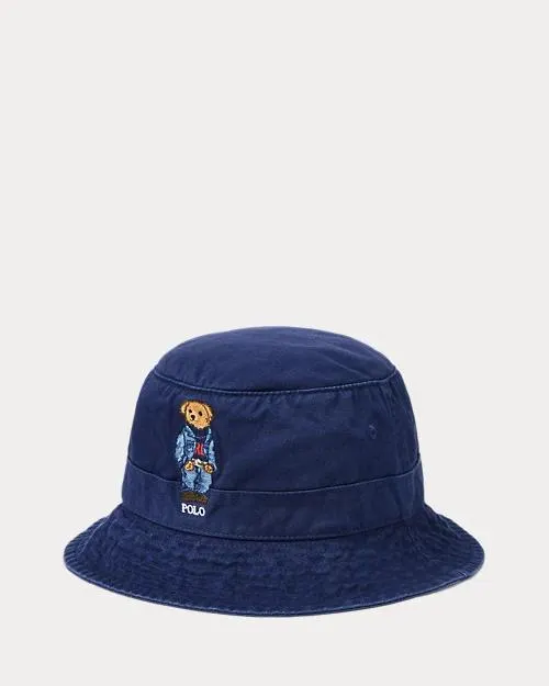 Polo Bear Twill Bucket Hat