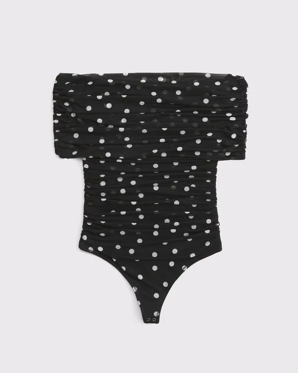 Mesh Foldover Bodysuit