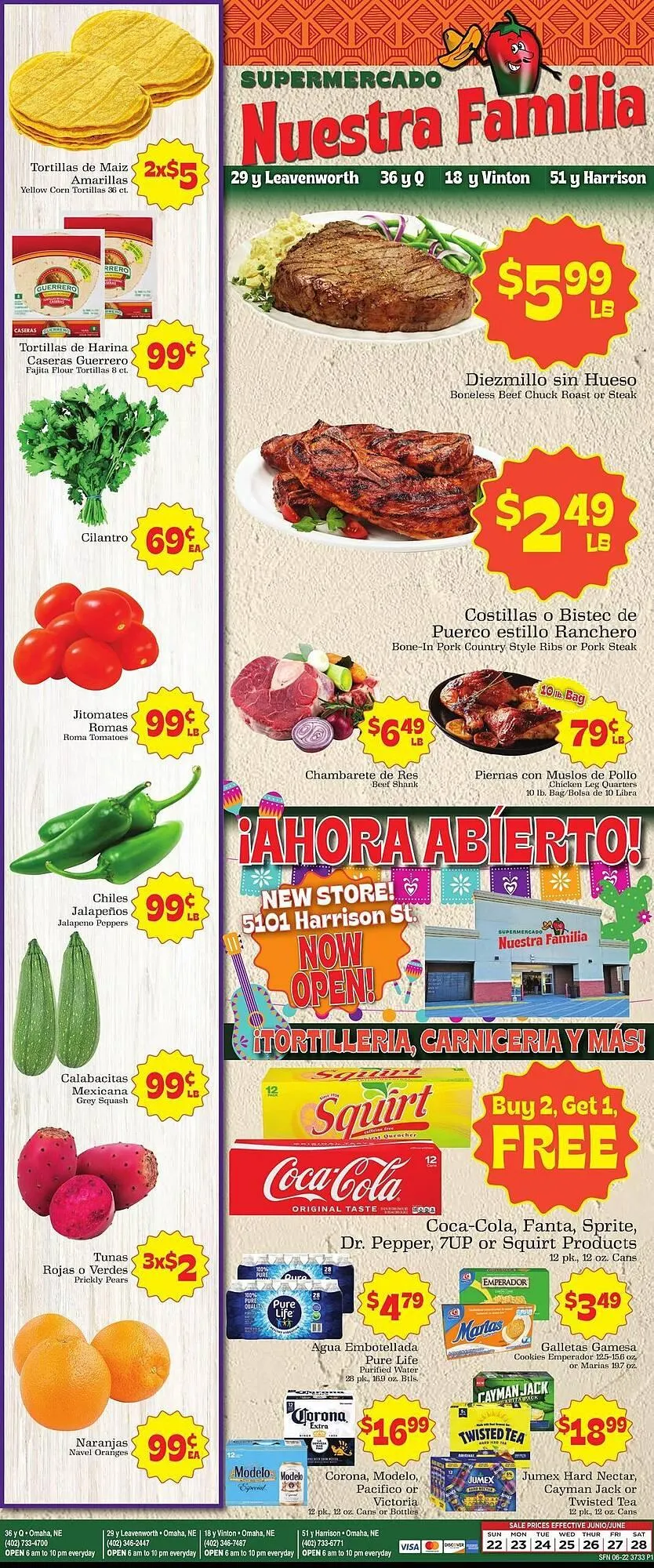 Supermercado Nuestra Familia Weekly Ad - 1