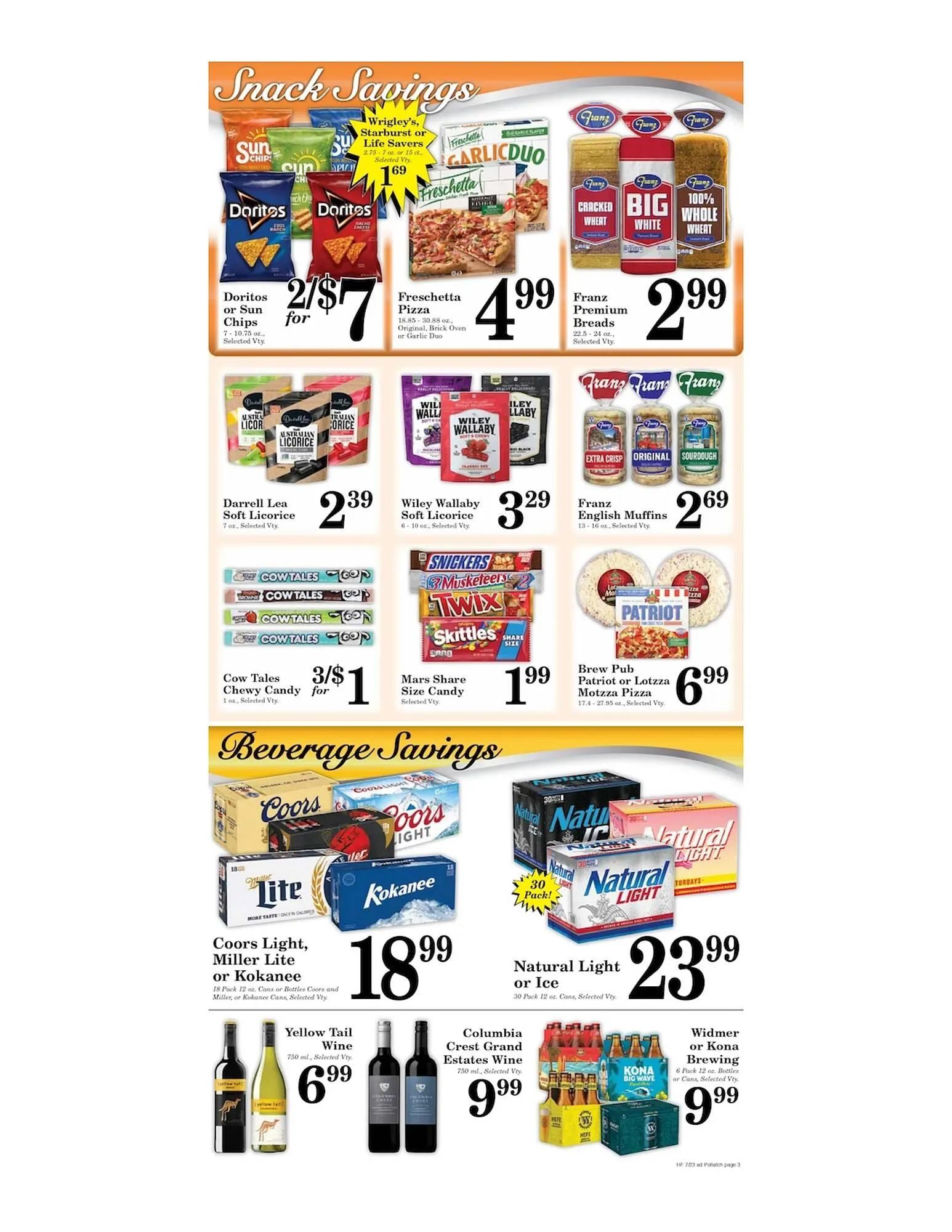 Weekly ad Harvest Foods ad from July 23 to July 29 2025 - Page 3