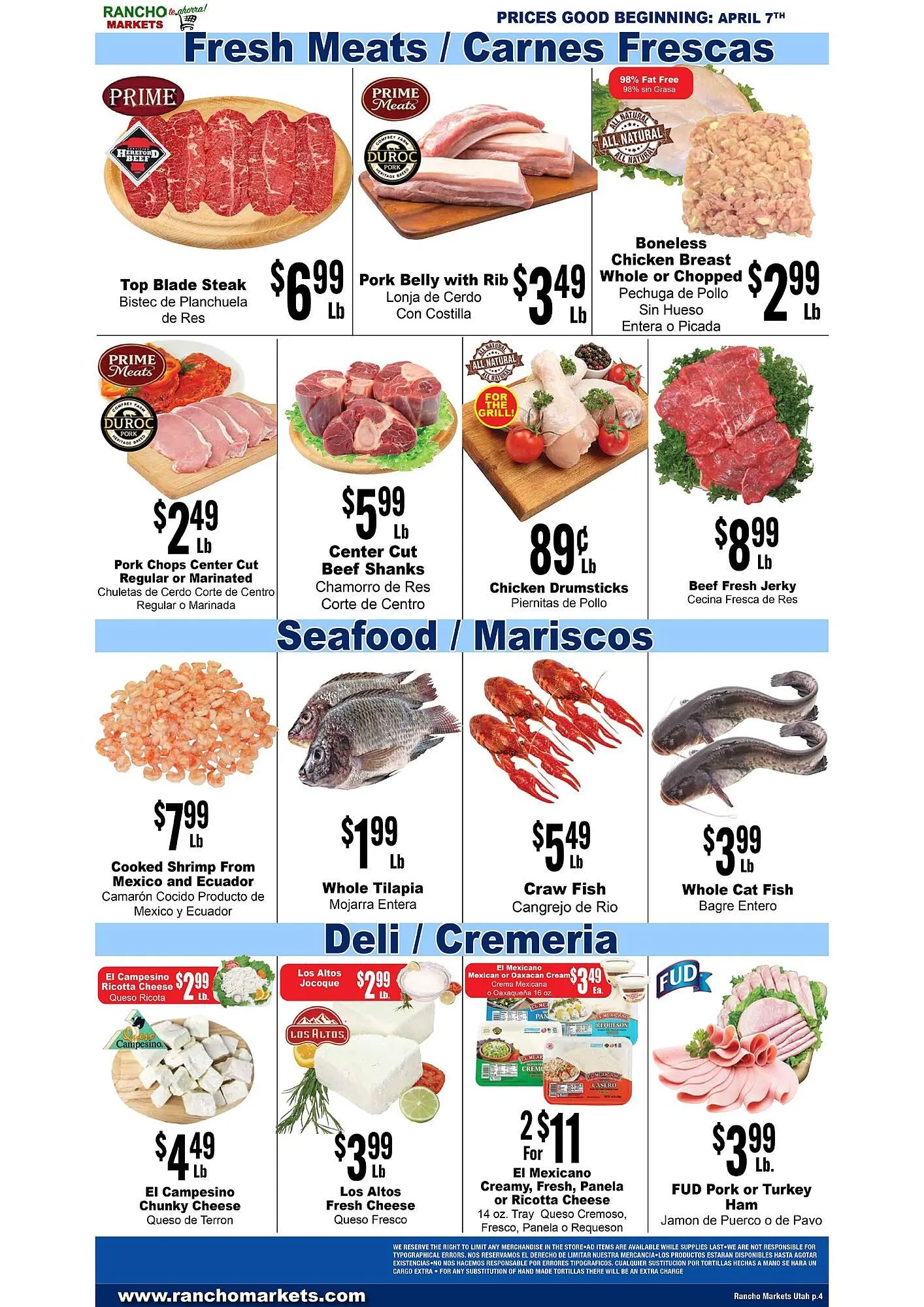 Weekly ad Rancho Markets weekly ad from April 7 to April 13 2026 - Page 4