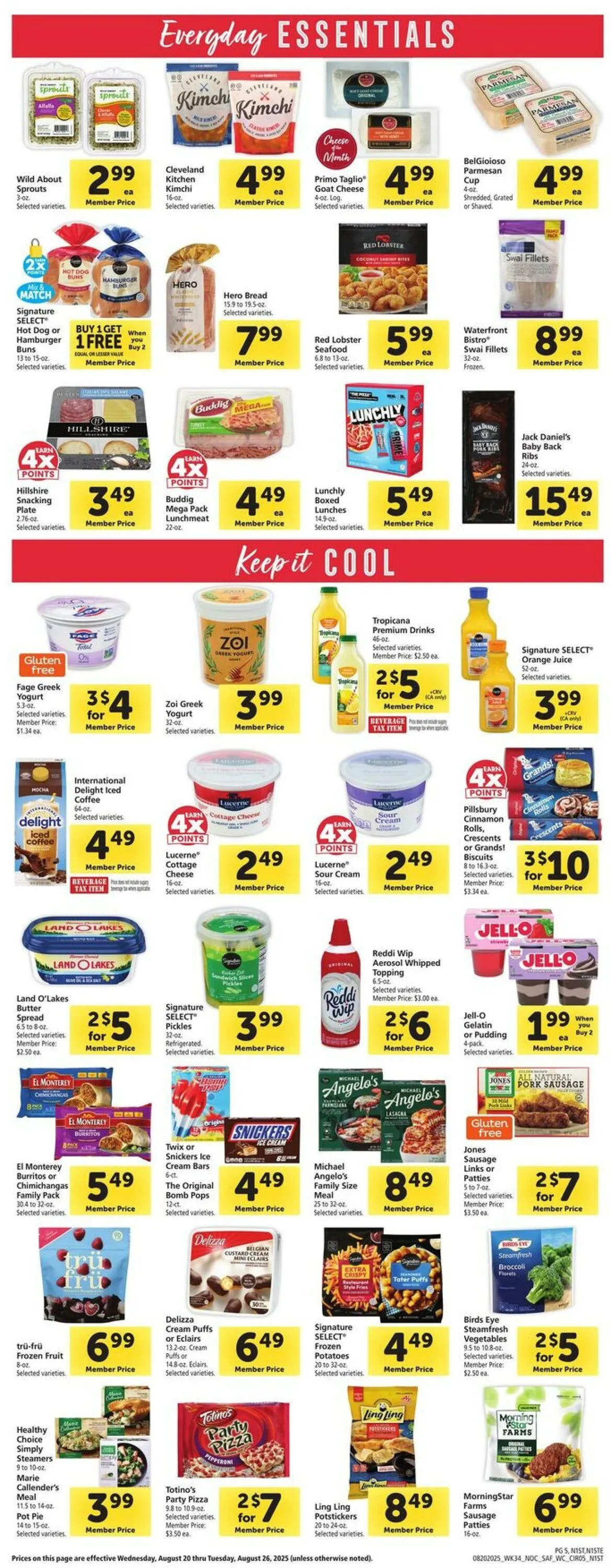 Weekly ad Safeway Current weekly ad from August 20 to August 26 2025 - Page 5