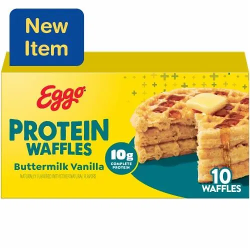 Eggo® Frozen Protein Waffles Buttermilk Vanilla