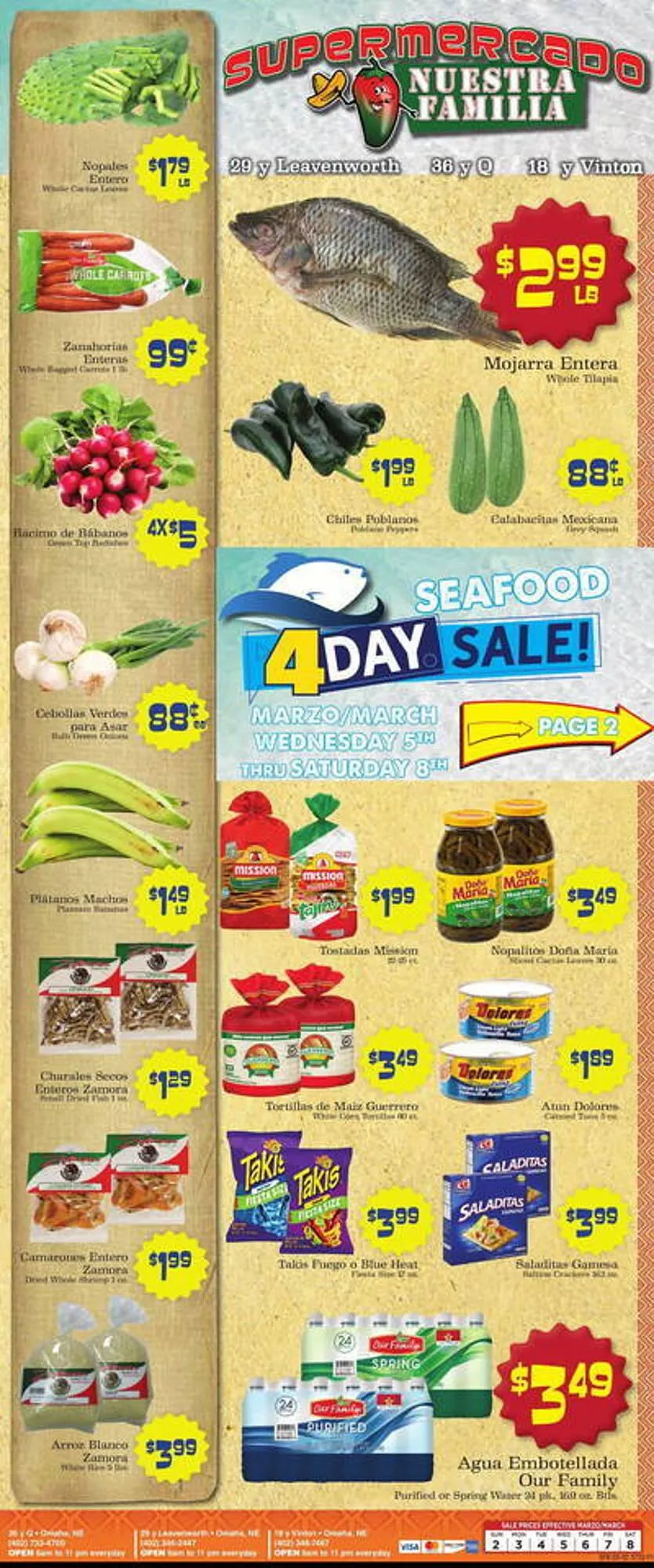 Supermercado Nuestra Familia Weekly Ad - 1