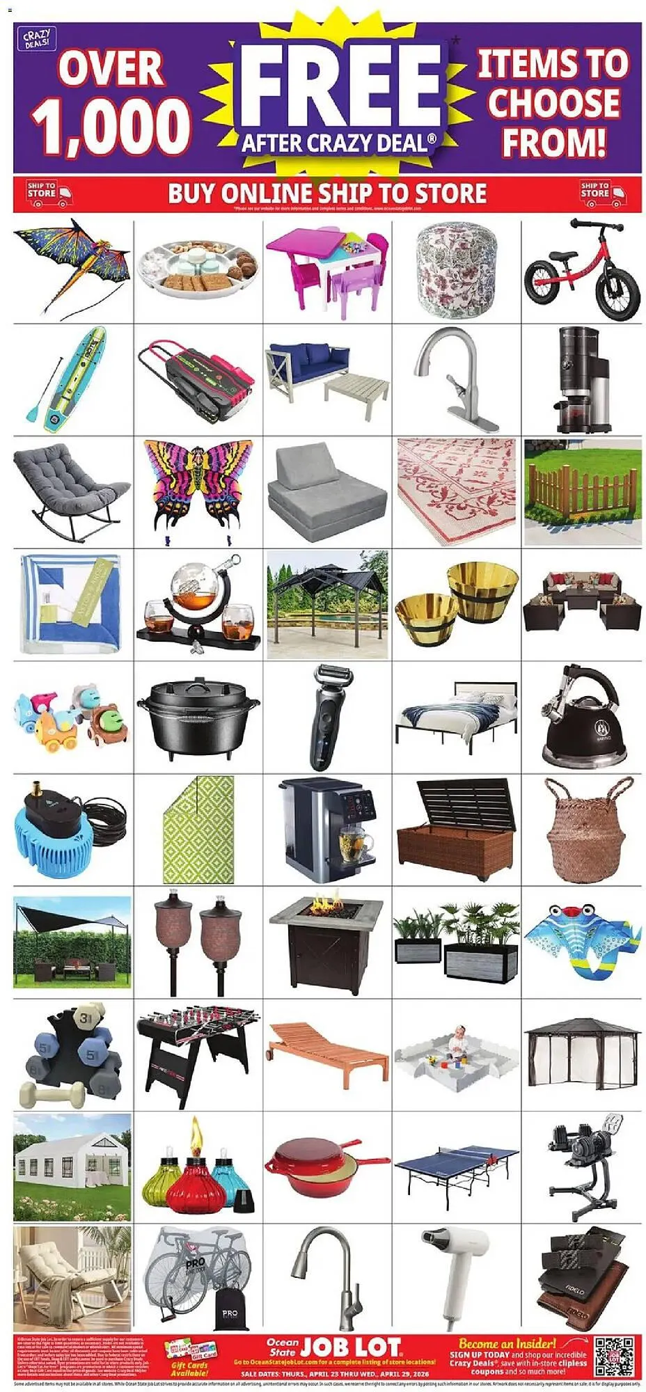 Weekly ad Ocean State Job Lot flyer from April 23 to April 29 2026 - Page 27