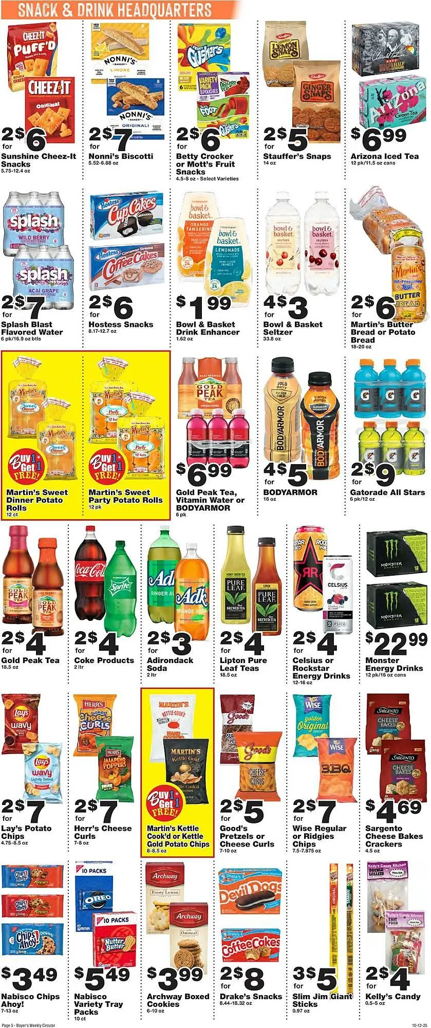 Weekly ad Boyer's Food Markets weekly ad from October 12 to October 18 2025 - Page 5