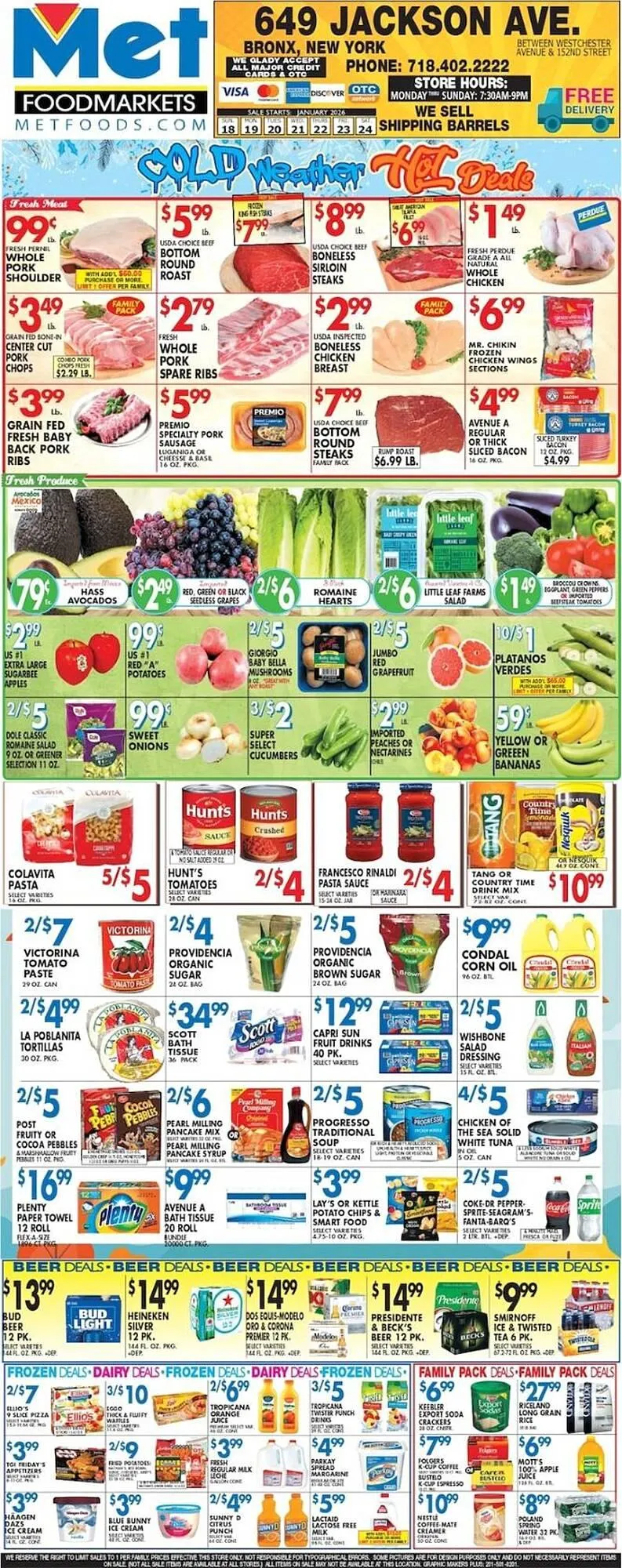 Weekly ad Met Foodmarkets weekly ad from January 18 to January 24 2026 - Page 1
