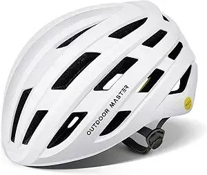 OutdoorMaster MIPS Bike Helmet for Adults-Two Removable Liners & Ventilation in Multi-Environment - Road Bicycle Helmets in Mountain, Motorway for Youth & Adult