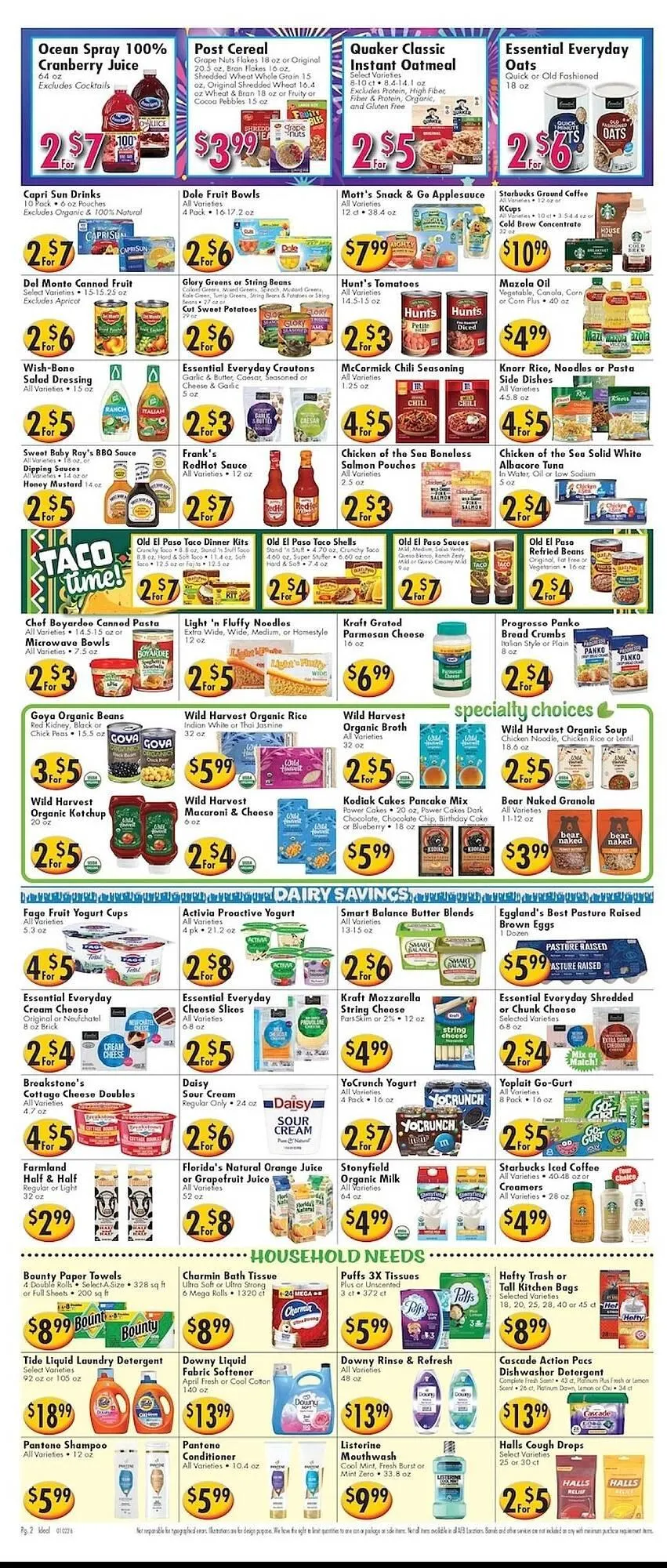 Weekly ad Ideal Food Basket circular from January 2 to January 8 2026 - Page 2