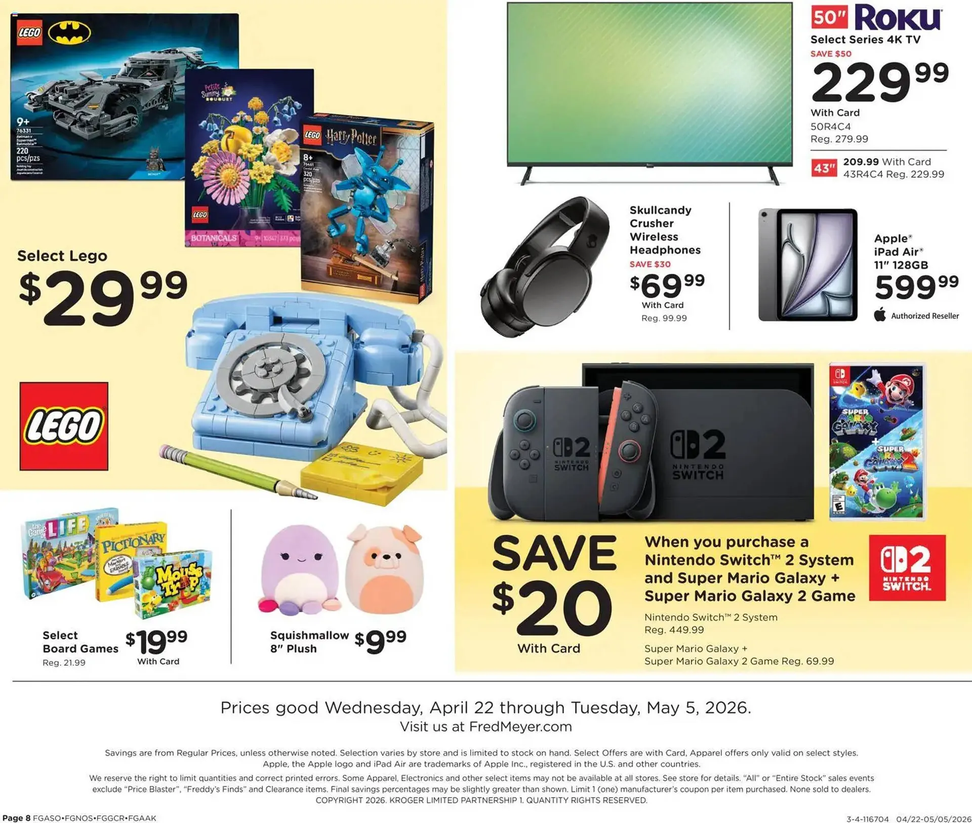 Weekly ad Fred Meyer weekly ad from April 22 to May 6 2026 - Page 8