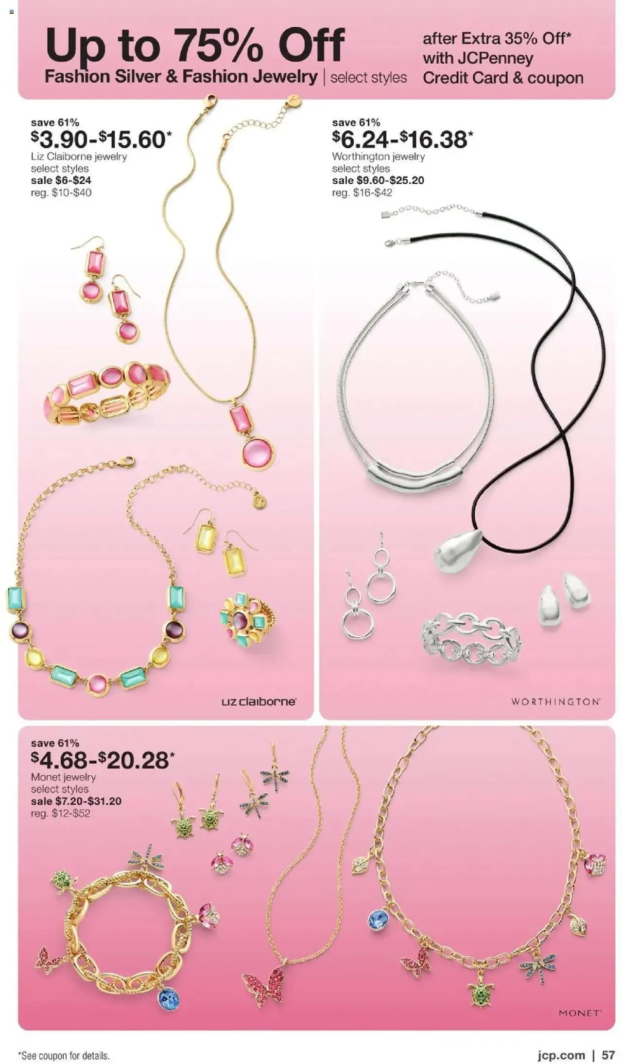 Weekly ad JCPenney Mother’s Day Jewelry Sale from April 10 to May 14 2025 - Page 55