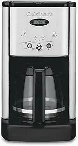 Cuisinart DCC-1200P1 Brew Central 12-Cup Programmable Coffeemaker Coffee Maker, Carafe, Brushed Chrome