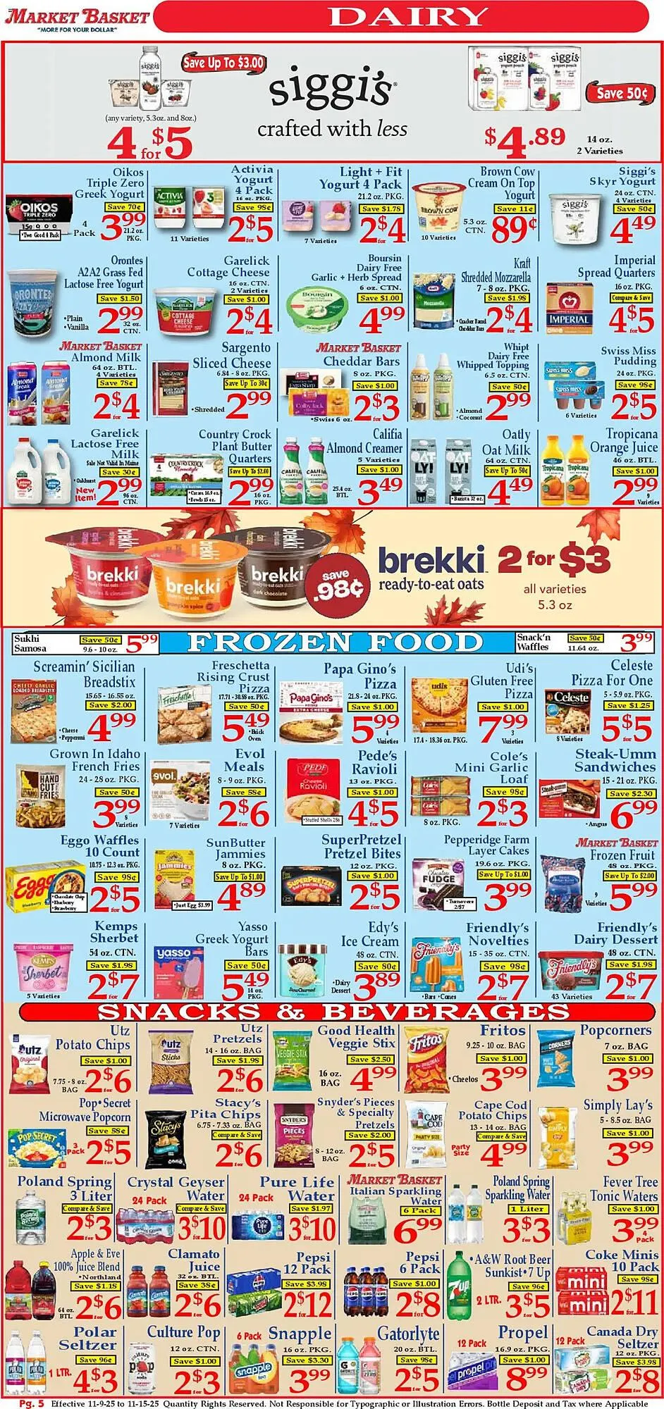 Weekly ad Market Basket weekly ad from November 9 to November 16 2025 - Page 5