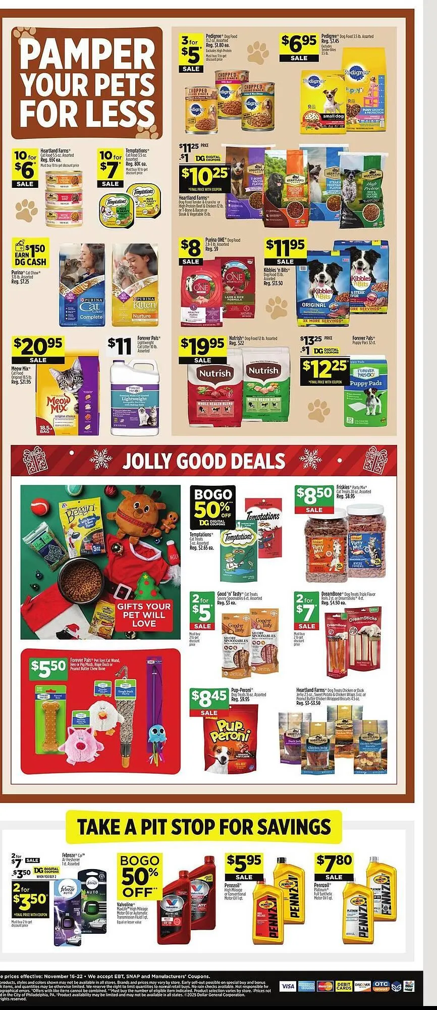 Weekly promotion Dollar General weekly ad spanning from November 16 to November 22 2025 - Page 17 for Catalogue 365