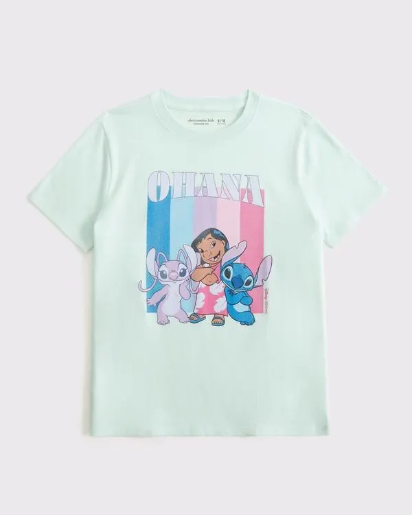 oversized lilo & stitch graphic tee