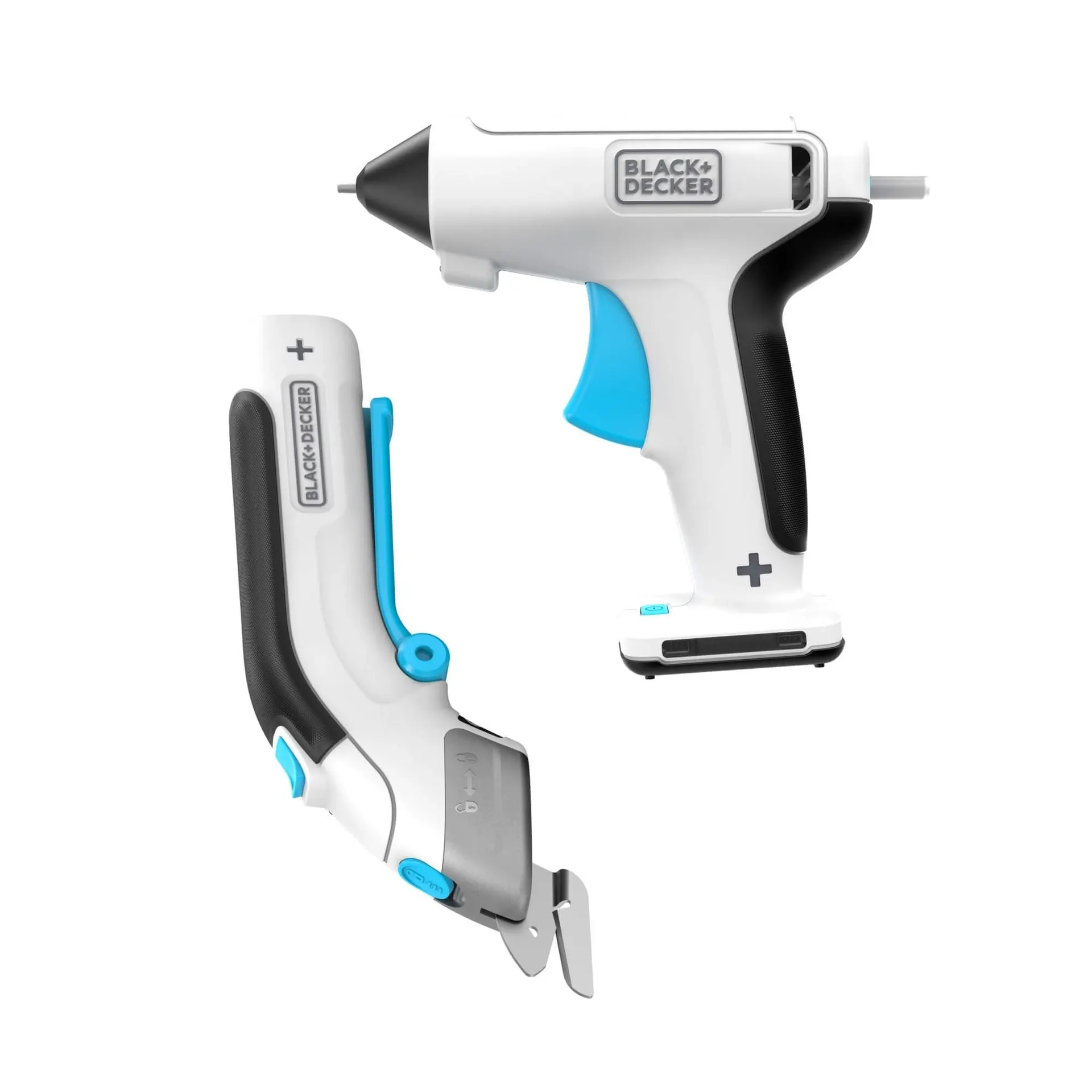 Crafting Tools Combo Kit | Cordless Glue Gun & Power-Scissors