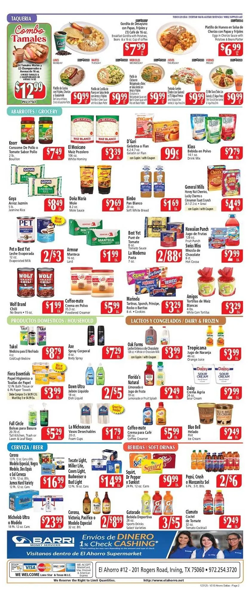 Weekly ad El Ahorro weekly ad from December 31 to January 6 2026 - Page 2