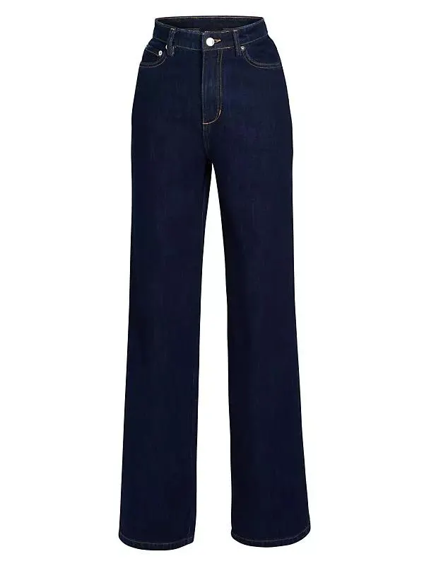 Brooklyn High Rise Straight Jeans