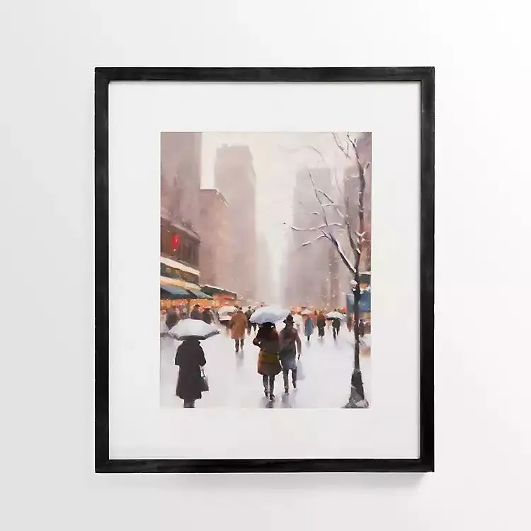 Walk in the City Framed Art Print
