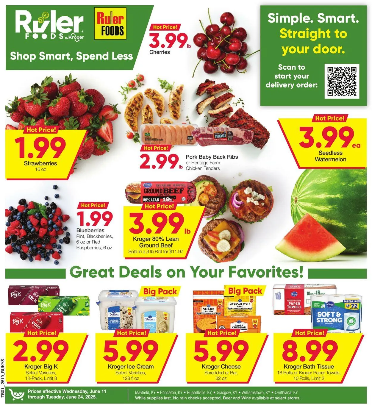 Catálogo de Ruler Foods Current weekly ad 11 de junio al 24 de junio 2025 - Página 1