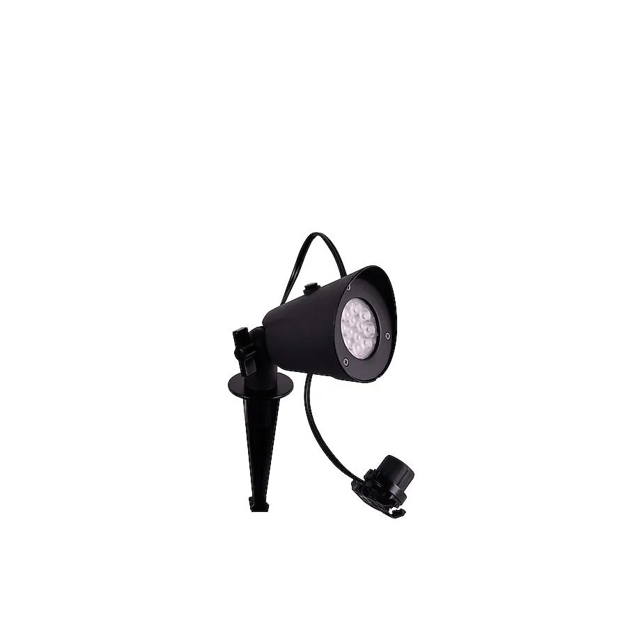 Harbor Breeze 500 -Lumens 7 -Watt Black Low voltage Tunable White Hardwired LED Spot light