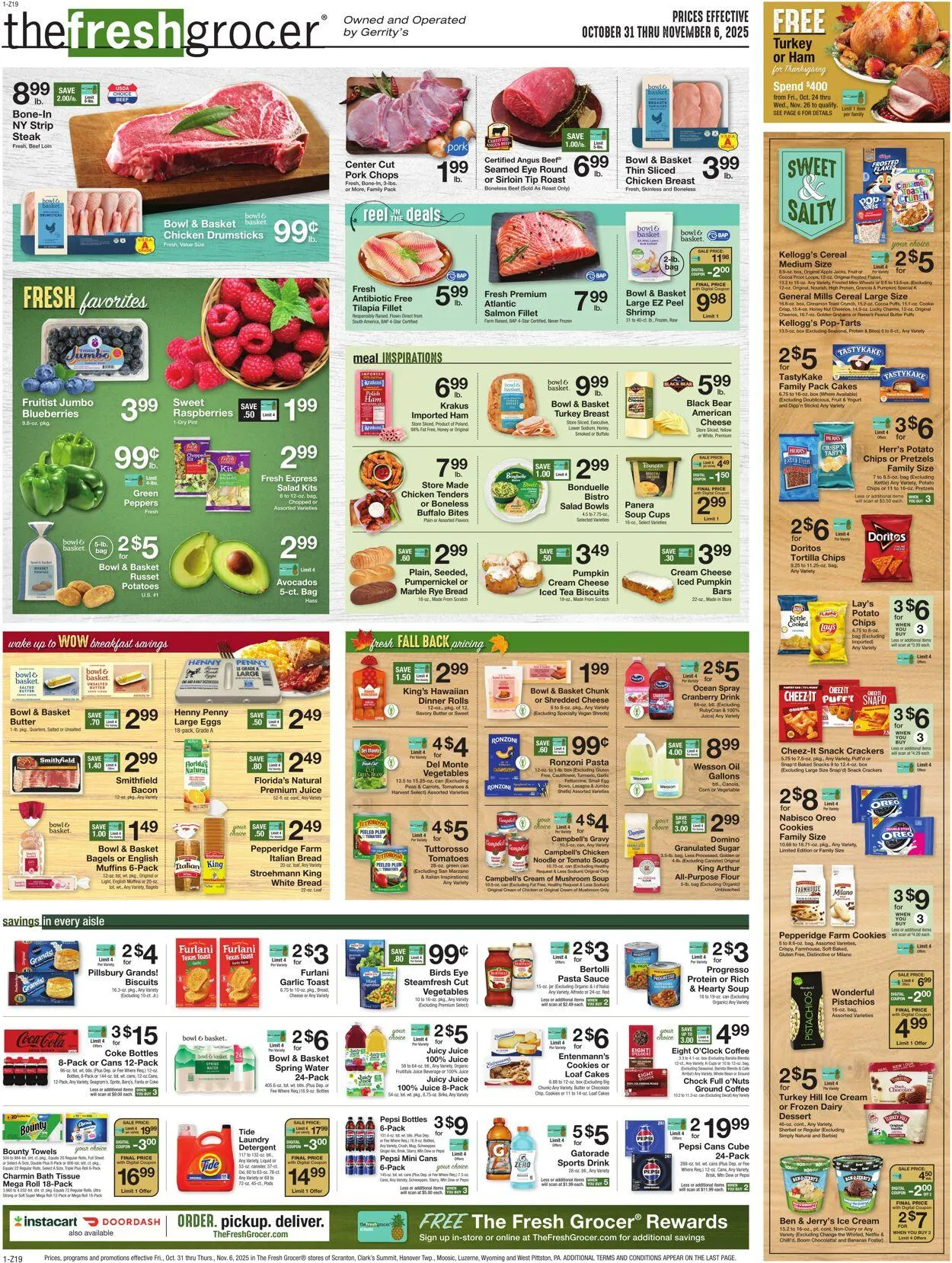 Weekly ad Gerrity's Supermarkets Current weekly ad from October 30 to November 6 2025 - Page 1