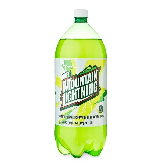 Great Value Diet Mountain Lightning, 2 L Bottle