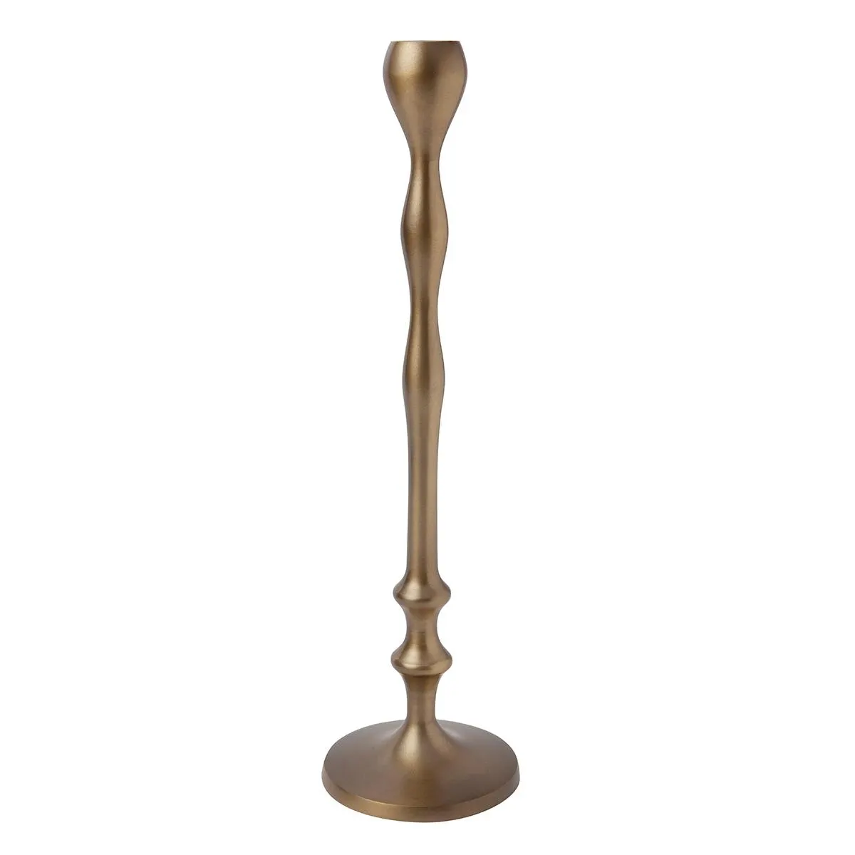Medium Aged Candlestick Bronze