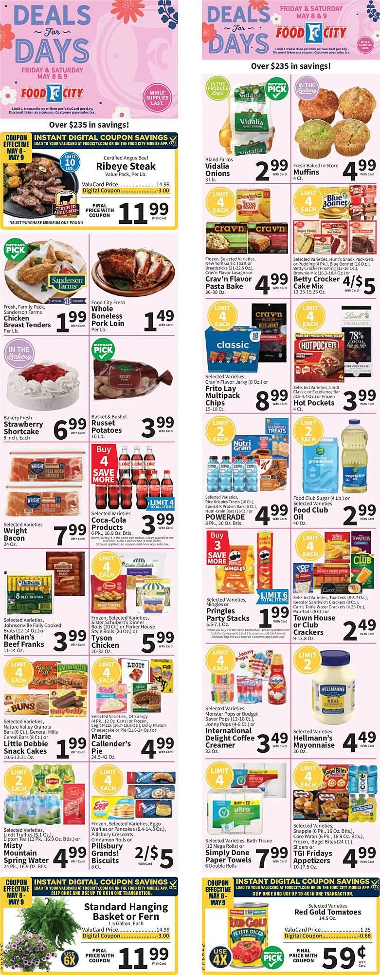Weekly promotion Food City weekly ad spanning from May 6 to May 13 2026 - Page 1 for Catalogue 365