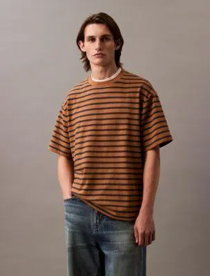 Bold Stripe Jersey Relaxed Tee