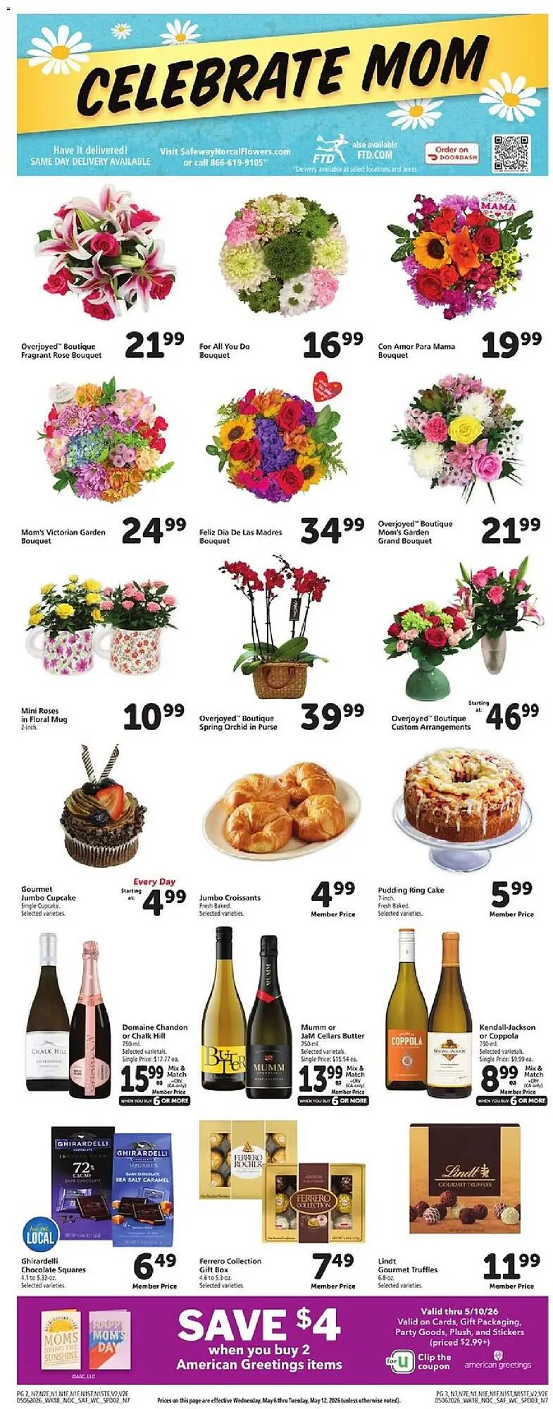 Weekly promotion Safeway weekly ad spanning from May 6 to May 13 2026 - Page 2 for Catalogue 365