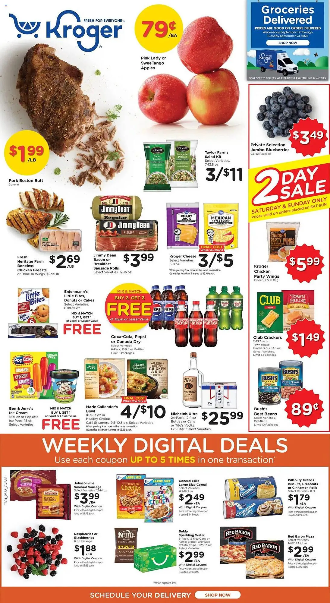 Weekly ad Kroger weekly ad from September 17 to September 24 2025 - Page 1