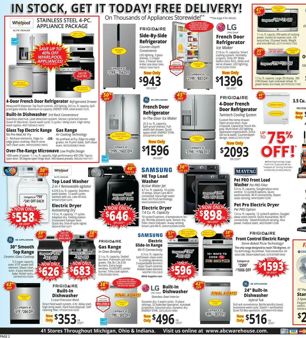 Weekly ad ABC Warehouse Current weekly ad from September 28 to October 4 2025 - Page 2