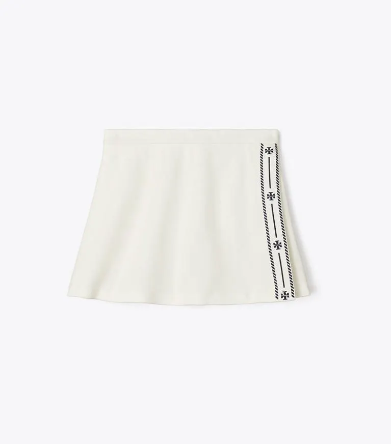 TWILL KNIT TENNIS SKIRT
