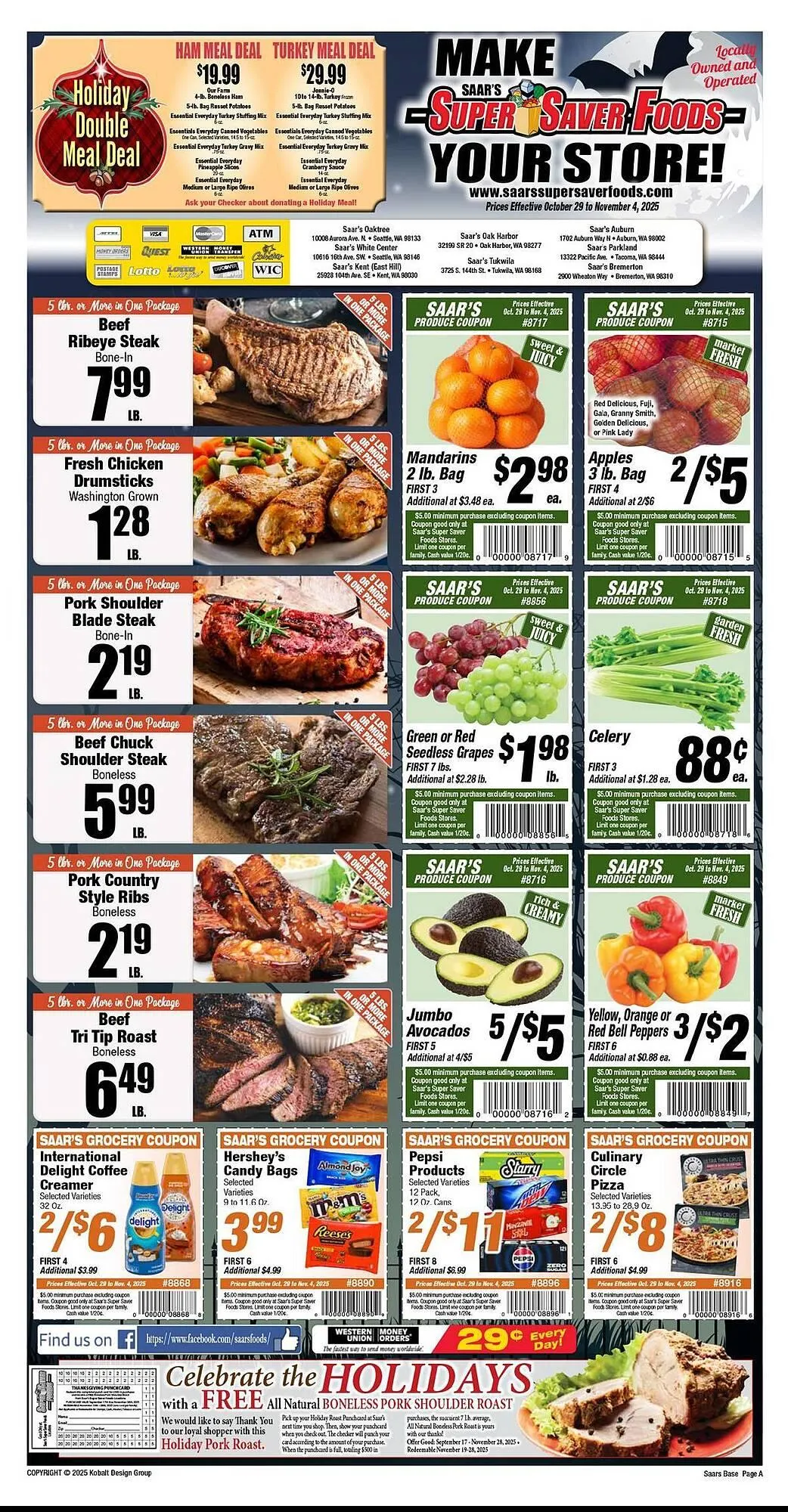 Weekly ad Super Saver weekly ad from October 29 to November 4 2025 - Page 1