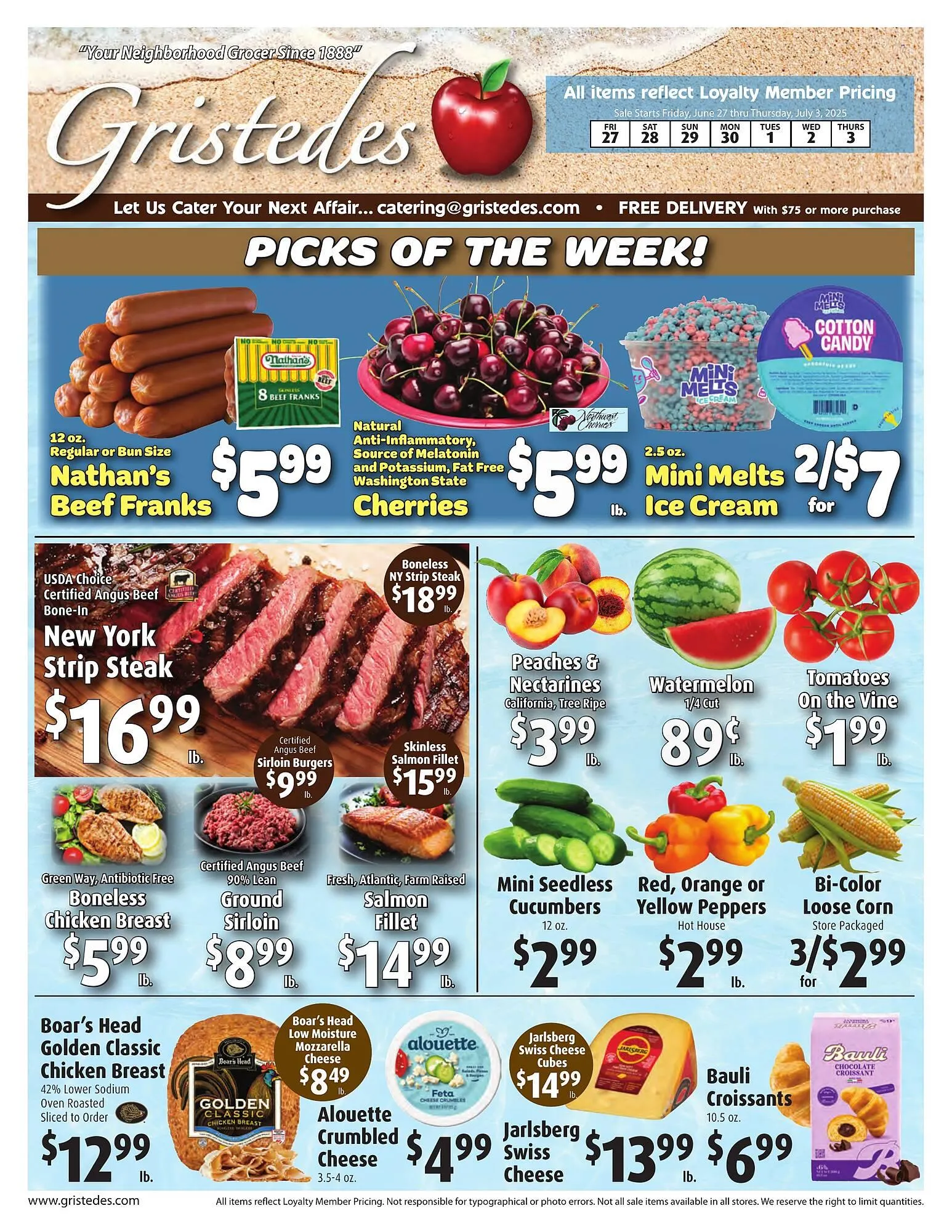 Gristedes Weekly Ad - 1