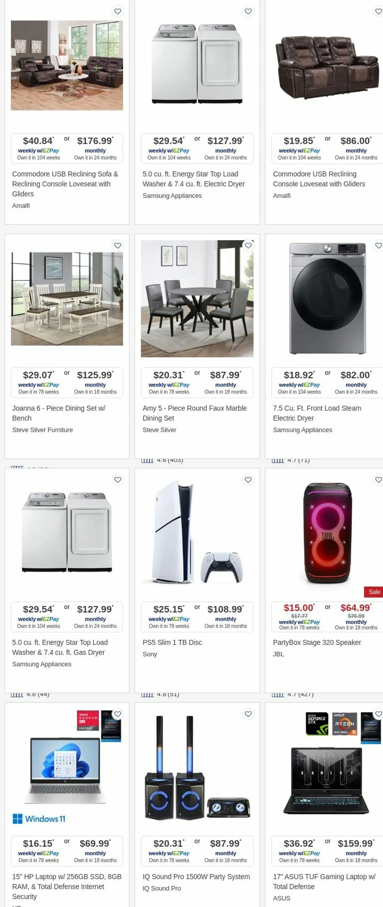 Weekly ad Aaron's from October 1 to October 31 2024 - Page 1