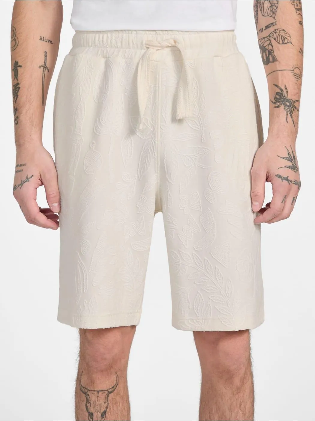 Jacquard Foliage Shorts