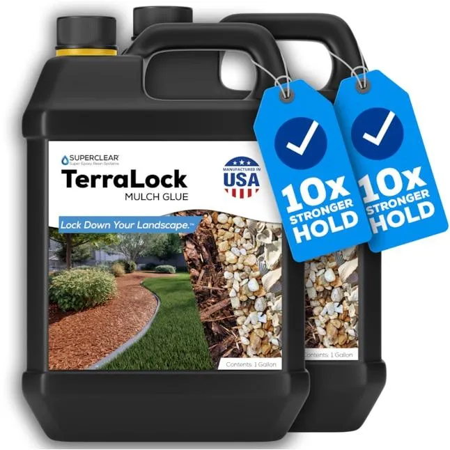 Superclear 2 Gallons Clear Mulch glue Concentrate
