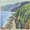 Pino Romanò, Costa Viola in Scilla, Oil Painting, 1990s