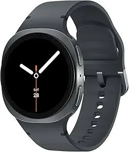 Samsung Galaxy Watch 8 (2025) 40mm Bluetooth Smartwatch, Cushion Design, Fitness Tracker, Sleep Coaching, Running Coach, Energy Score, Heart Rate Tracking, Graphite [US Version, 2 Yr Warranty]