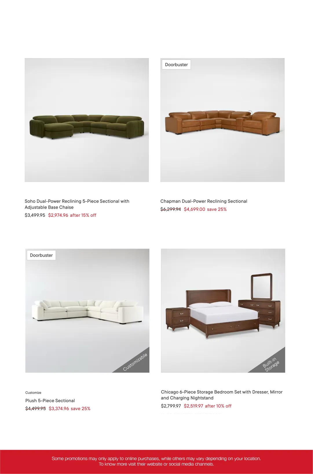 Weekly ad Value City Furniture Deals from May 16 to May 31 2025 - Page 4