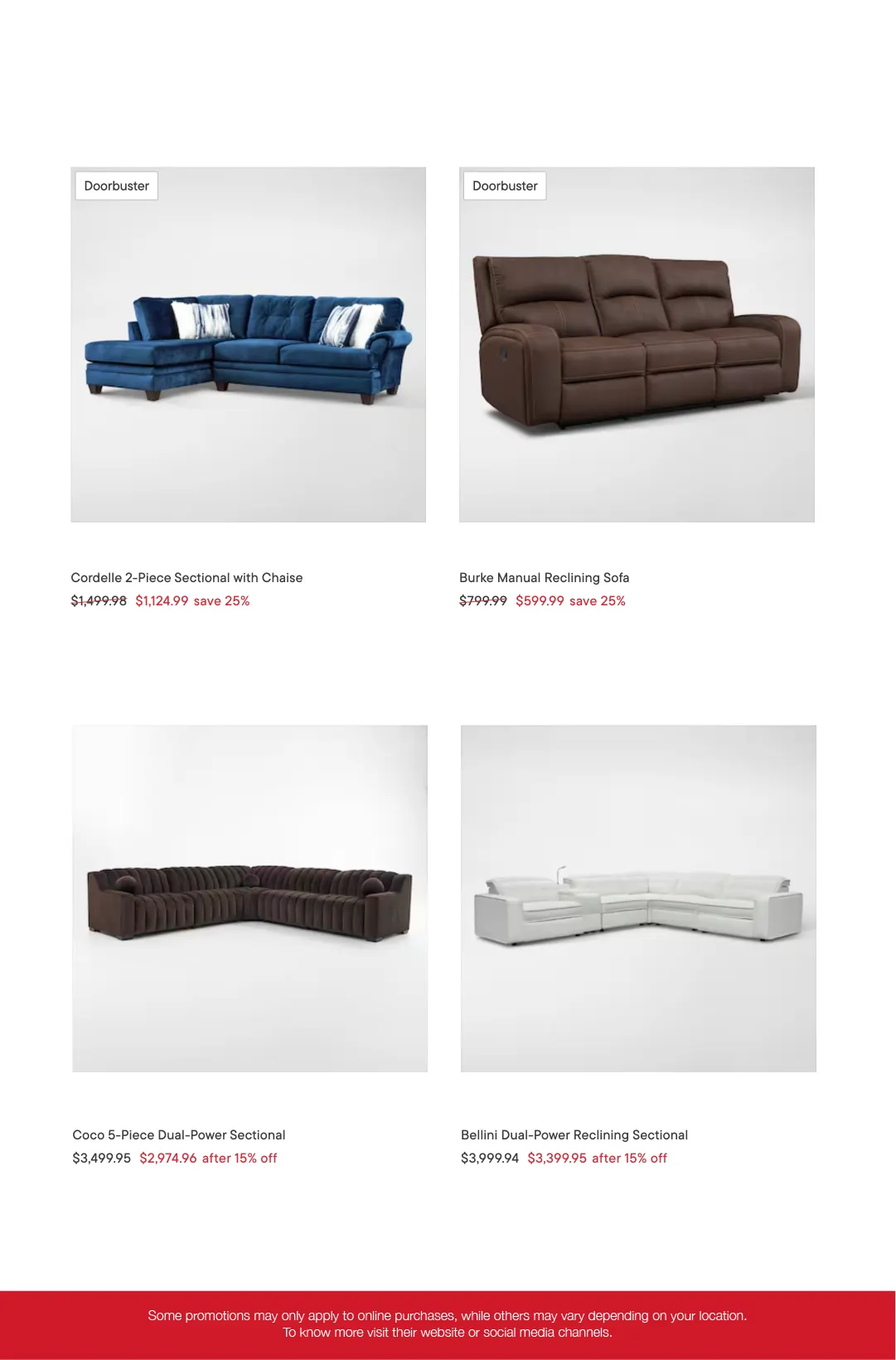 Weekly ad Value City Furniture Deals from May 16 to May 31 2025 - Page 2